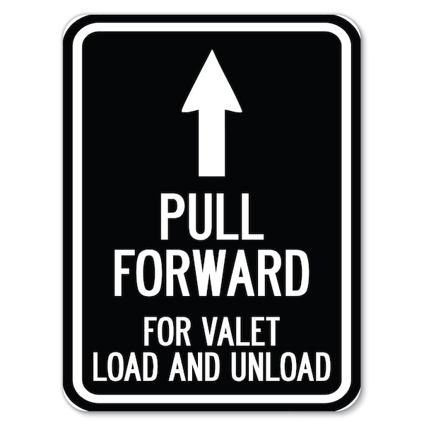 Pull Forward for Valet Load and Unload With Up Arrow Rust Proof Parking, A-1824-23231